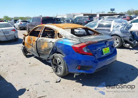 2018 Honda Civic Ex-T from USA, damaged, VIN JHMFC1F36JX006644